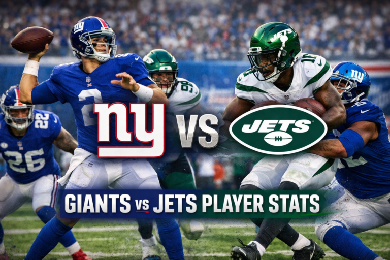 New York Giants vs New York Jets Match Player Stats
