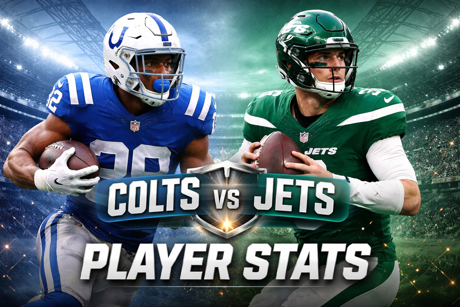 Colts vs New York Jets Match Player Stats