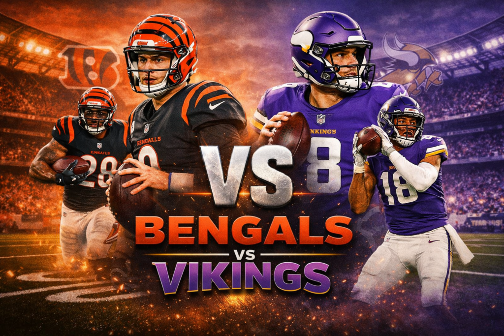 Bengals vs Vikings Match Player Stats 2025