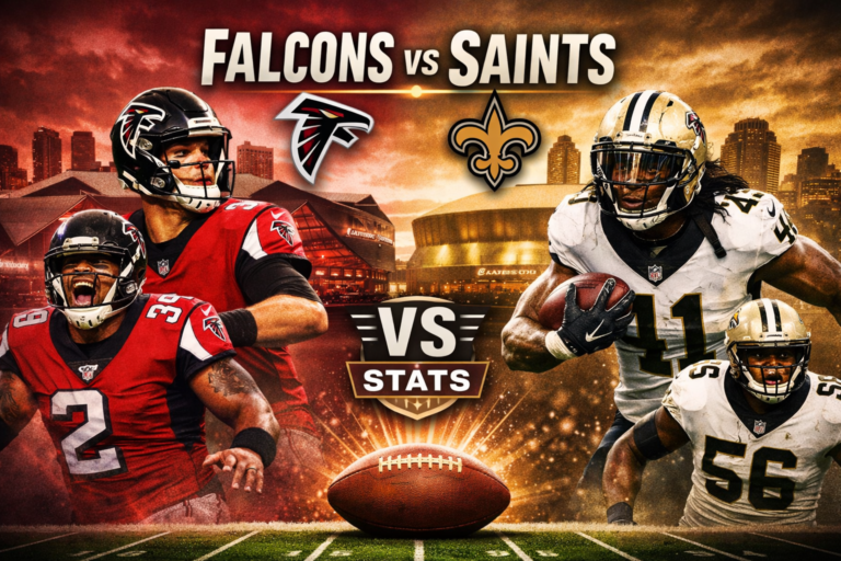 Atlanta Falcons vs New Orleans Saints Match Player Stats 2026