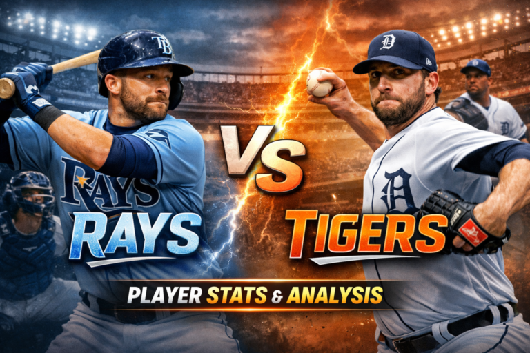Tampa Bay Rays vs Detroit Tigers Match Player Stats