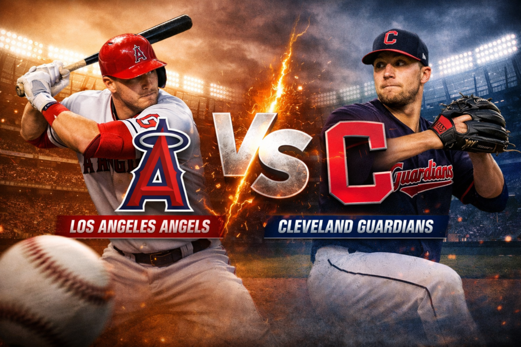 Los Angeles Angels vs Cleveland Guardians Match Player Stats