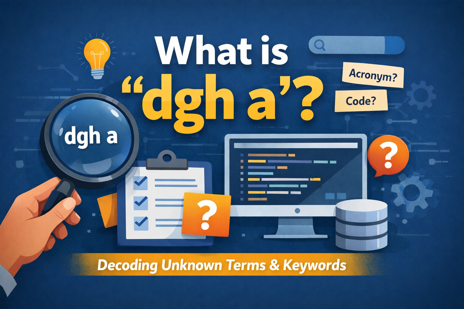 dgh a Meaning, Uses, and Search Intent Guide