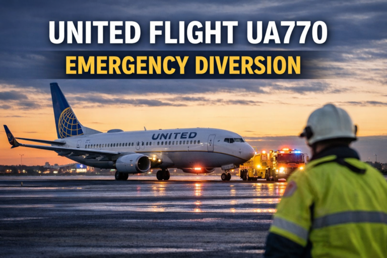 United Airlines Flight UA770 Emergency Diversion