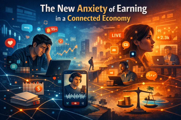 The New Anxiety of Earning in a Connected Economy