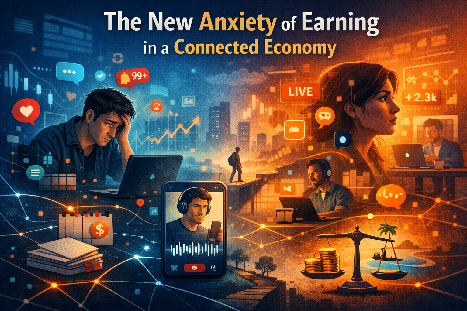 The New Anxiety of Earning in a Connected Economy