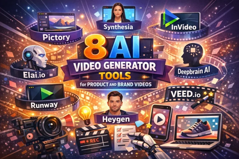 8 AI Video Generator Tools for Product and Brand Videos