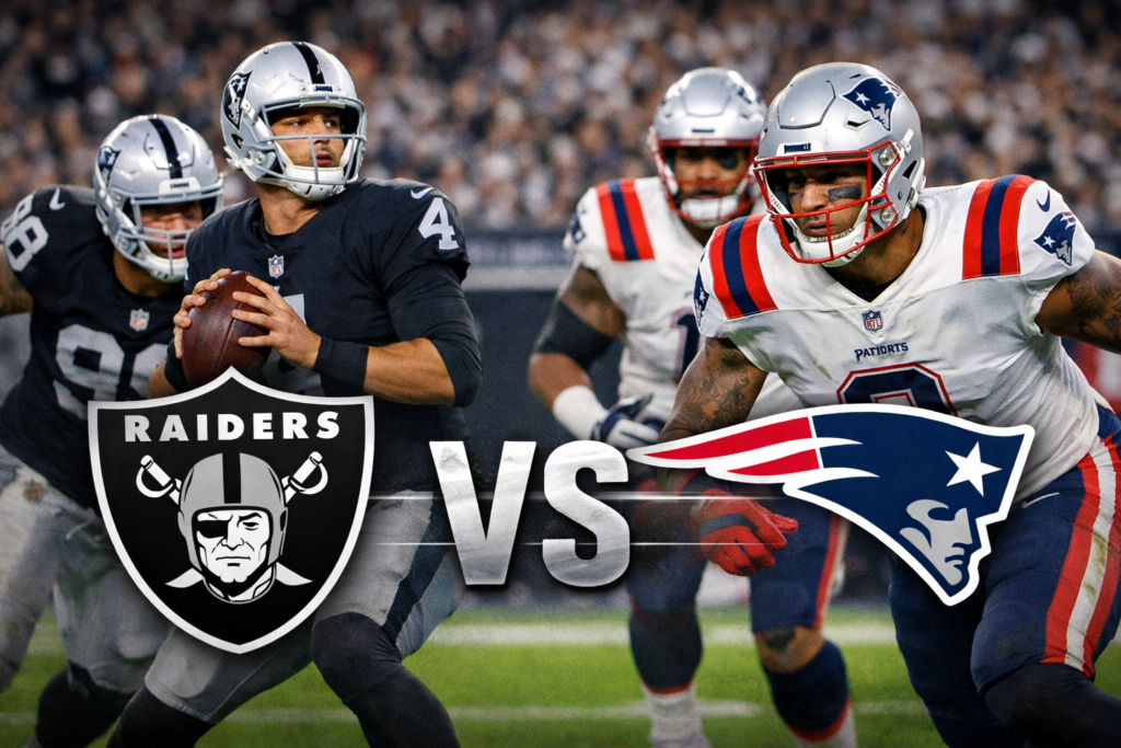 Las Vegas Raiders vs New England Patriots Match Player Stats 2026