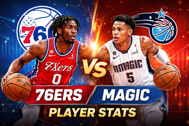 76ers vs Orlando Magic Match Player Stats