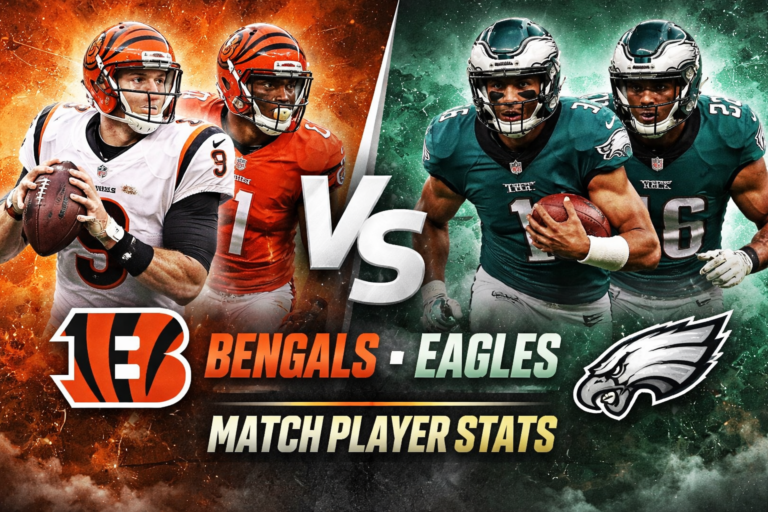 Cincinnati Bengals vs Philadelphia Eagles Match Player Stats