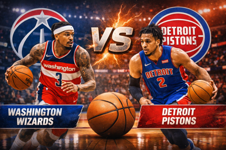 Washington Wizards vs Detroit Pistons Match Player Stats
