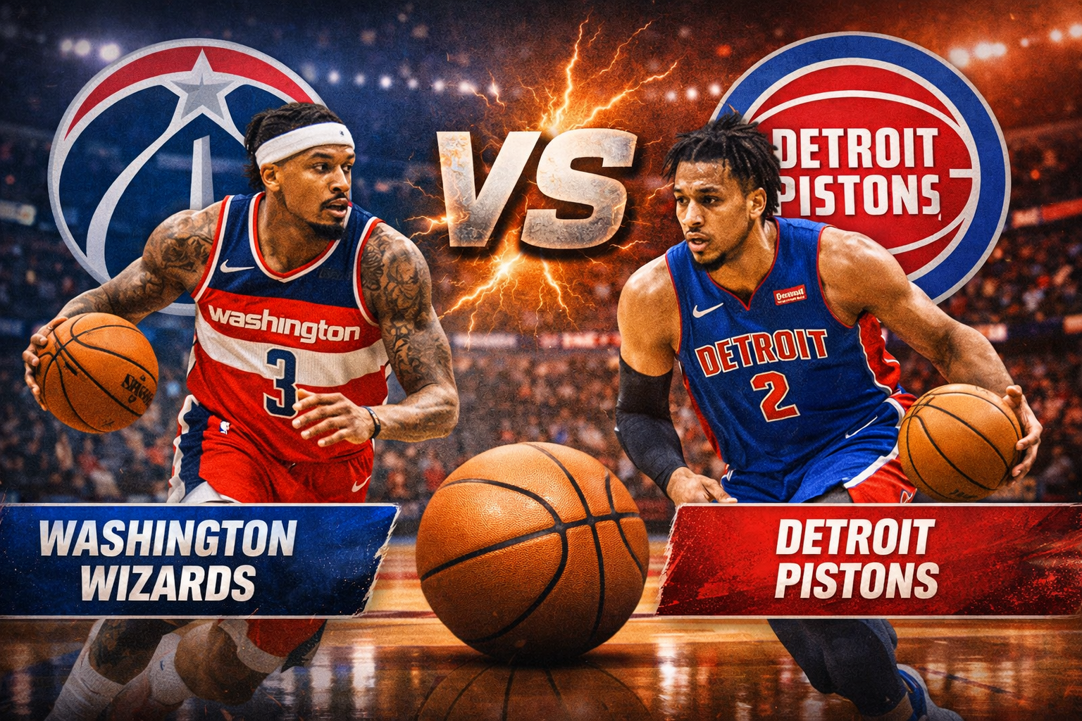 Washington Wizards vs Detroit Pistons Match Player Stats