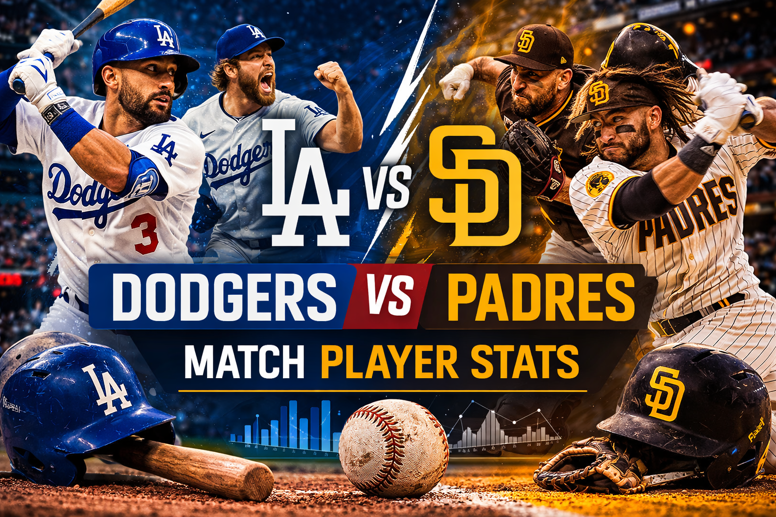 Dodgers vs Padres Match Player Stats Breakdown