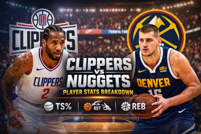 Clippers vs Denver Nuggets Match Player Stats Breakdown