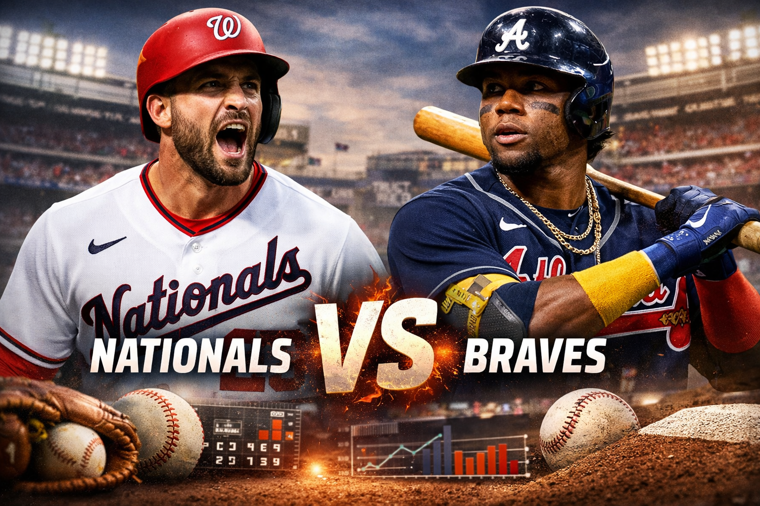 Washington Nationals vs Atlanta Braves Match Player Stats