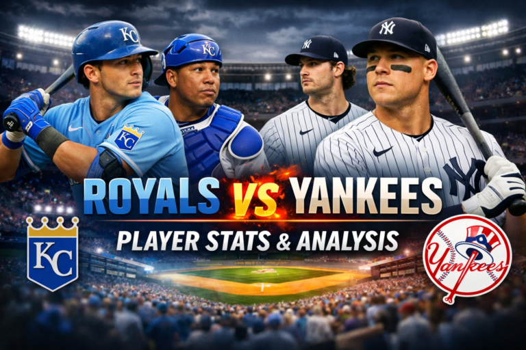 Kansas City Royals vs New York Yankees Match Player Stats