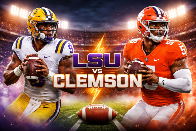 LSU Tigers Football vs Clemson Tigers Football Match Player Stats Breakdown