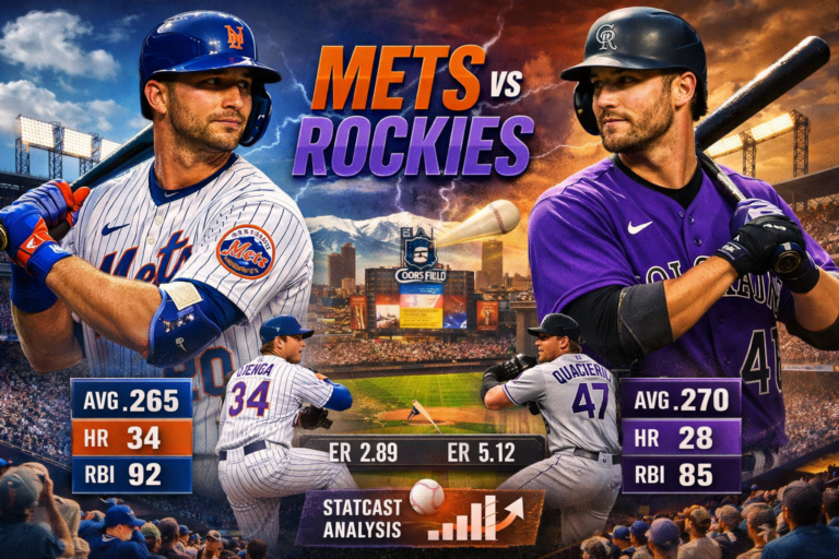 Mets vs Colorado Rockies Match Player Stats
