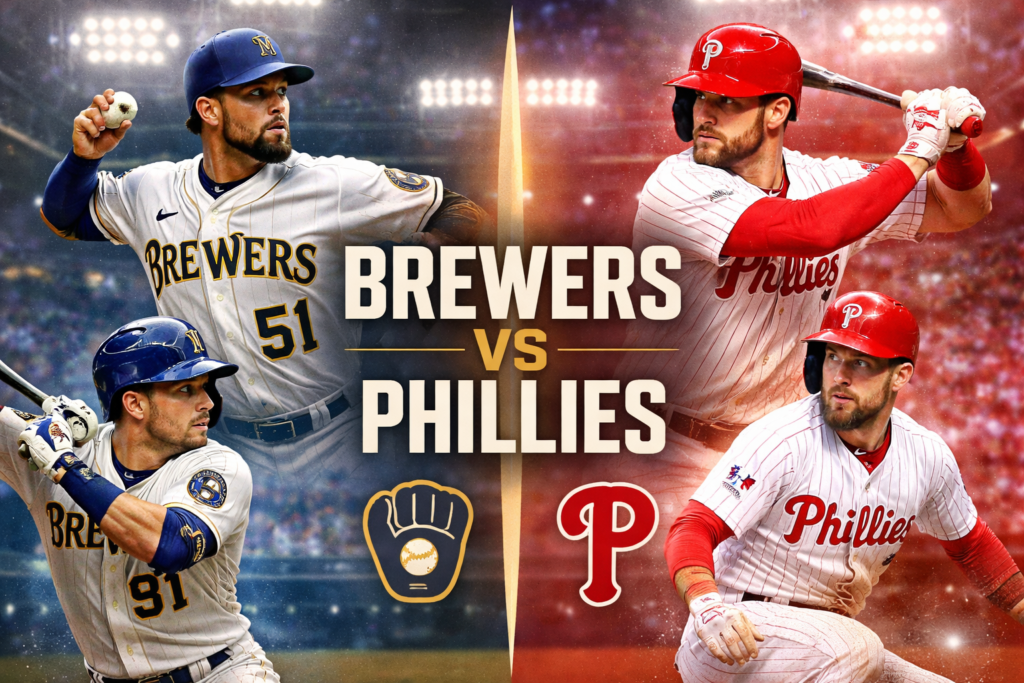 Milwaukee Brewers vs Phillies Match Player Stats