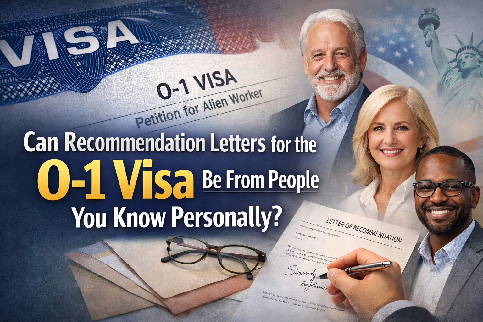 Can Recommendation Letters for the O-1 Visa Be From People You Know Personally?