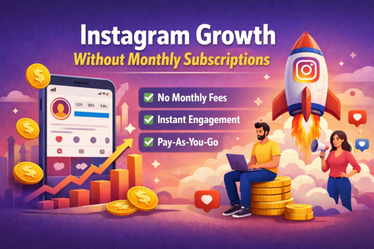 Instagram Growth Platforms Without Monthly Subscriptions