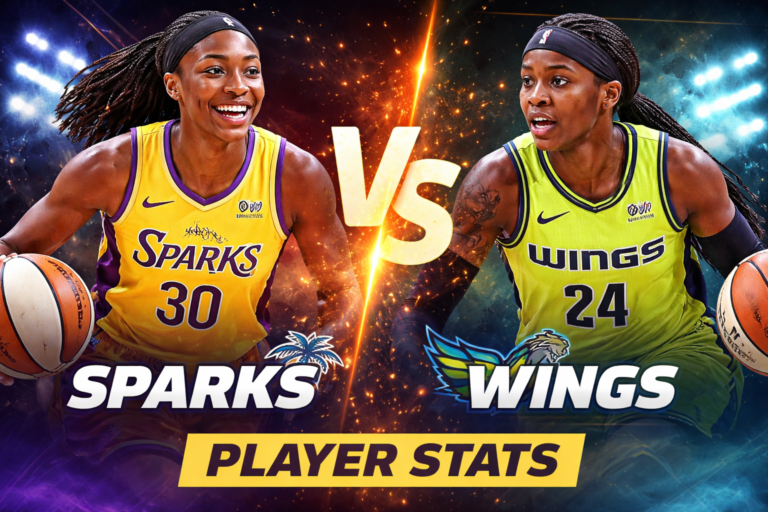 Los Angeles Sparks vs Dallas Wings Match Player Stats