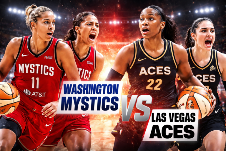 Washington Mystics vs Las Vegas Aces Match Player Stats