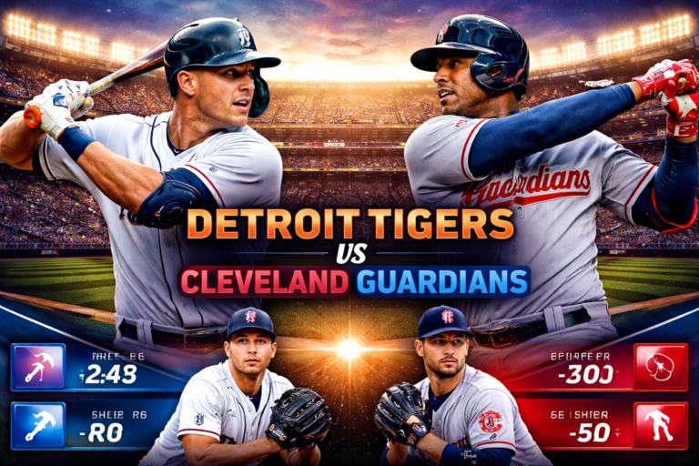 Detroit Tigers vs Cleveland Guardians Match Player Stats (2026)