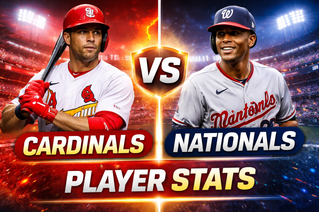 St. Louis Cardinals vs Washington Nationals Match Player Stats