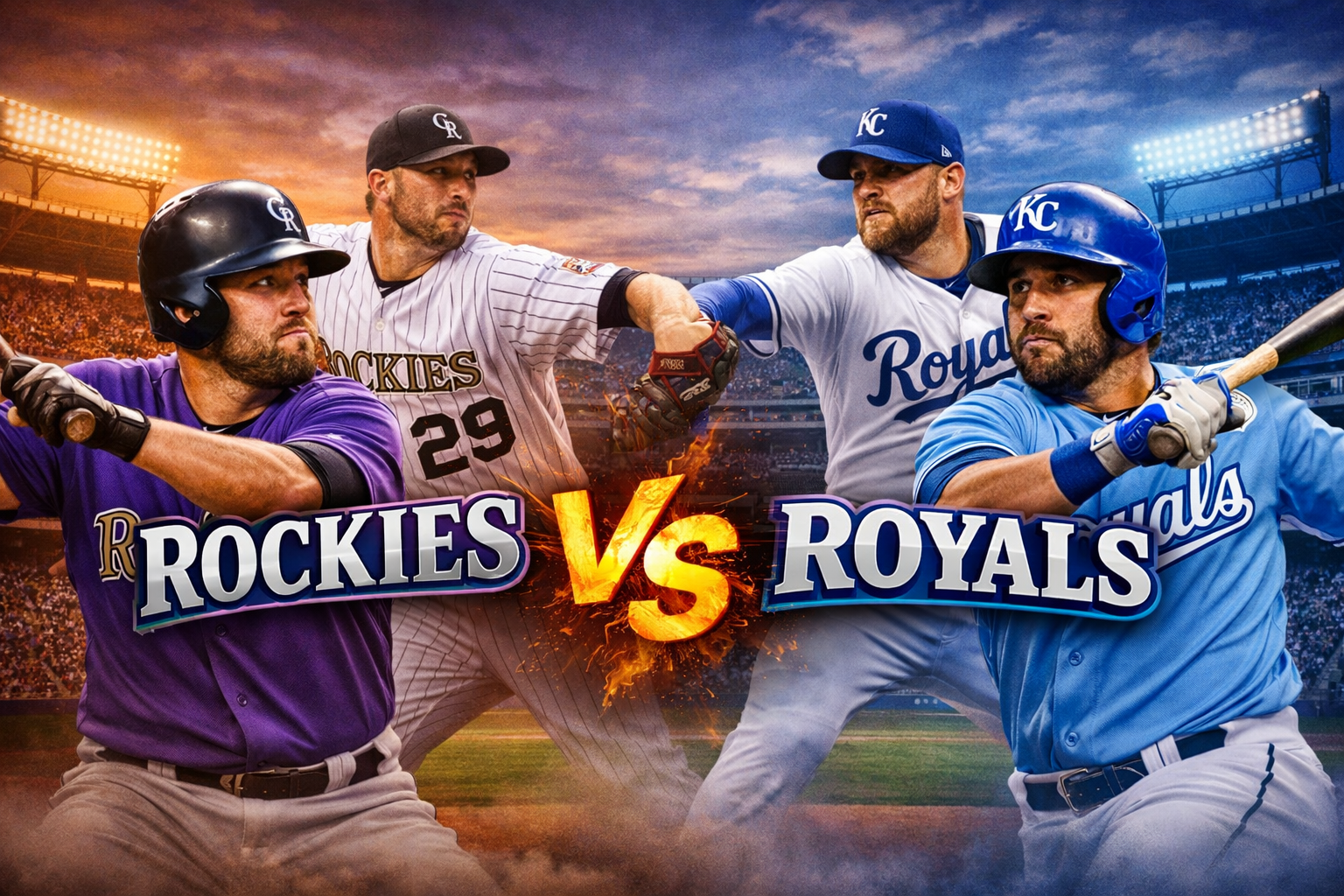 Colorado Rockies vs Kansas City Royals Match Player Stats Breakdown