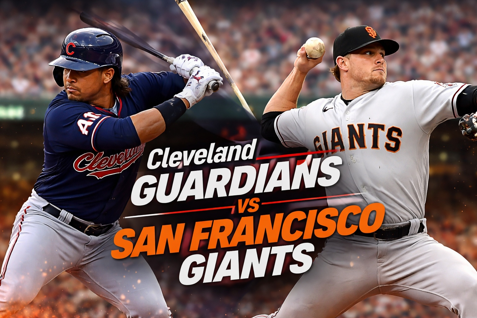 Cleveland Guardians vs San Francisco Giants Match Player Stats