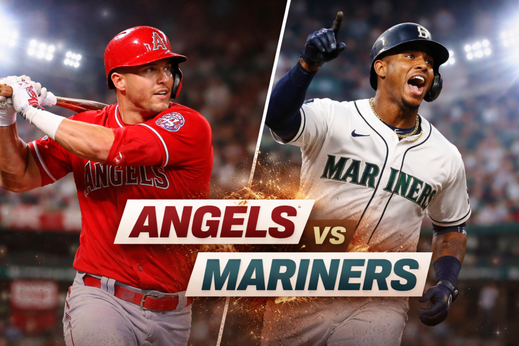 Los Angeles Angels vs Seattle Mariners Match Player Stats