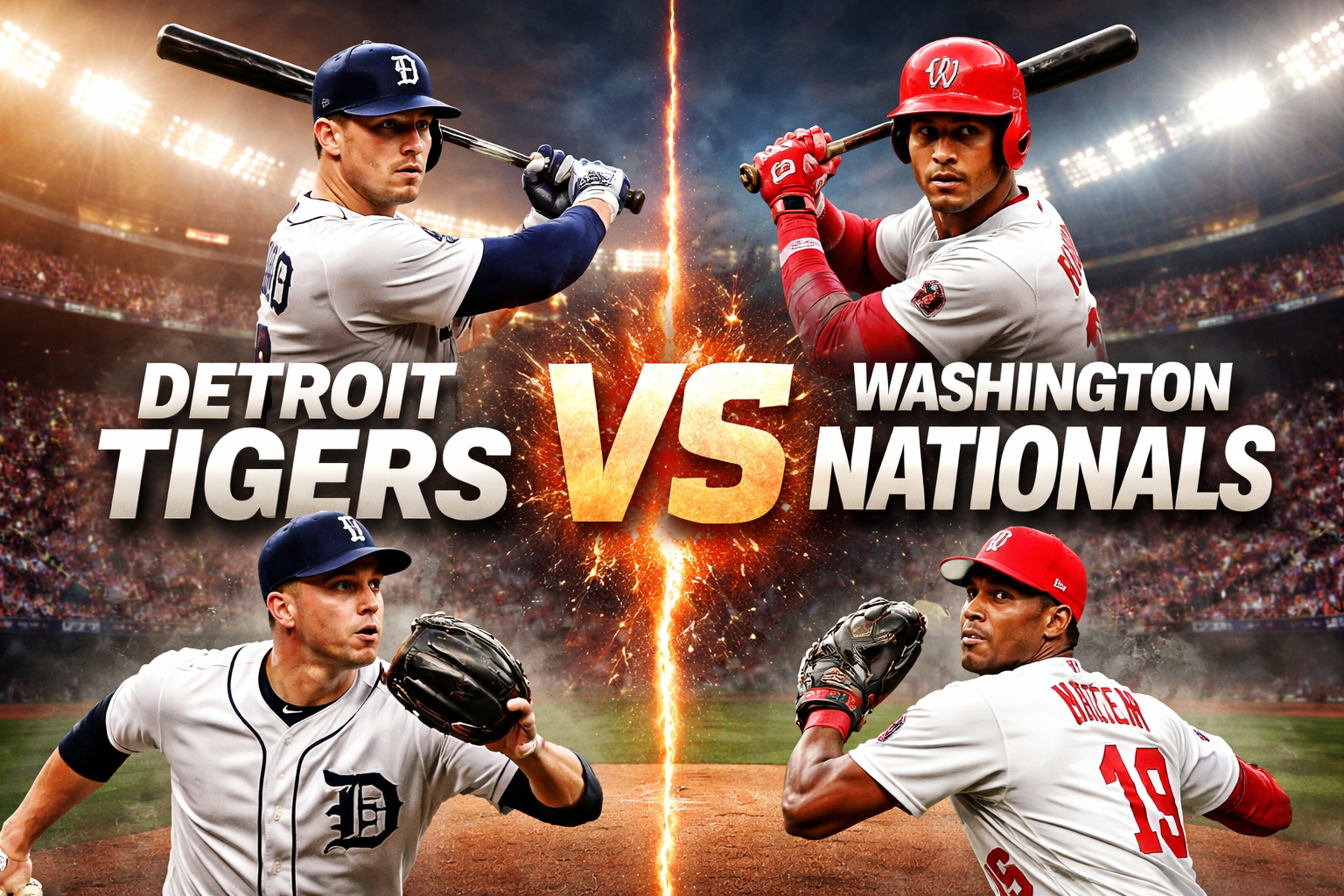 Detroit Tigers vs Washington Nationals Match Player Stats