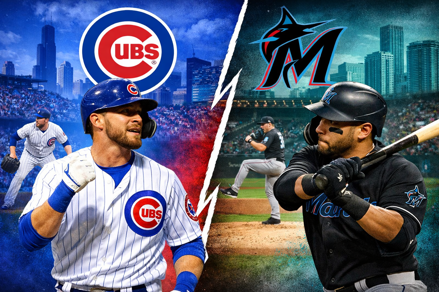 Chicago Cubs vs Miami Marlins Match Player Stats