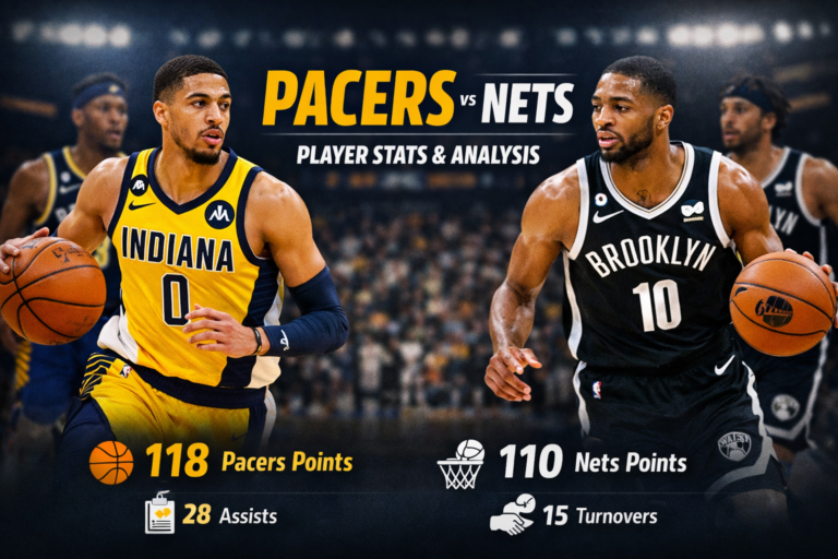 Pacers vs Brooklyn Nets Match Player Stats Analysis