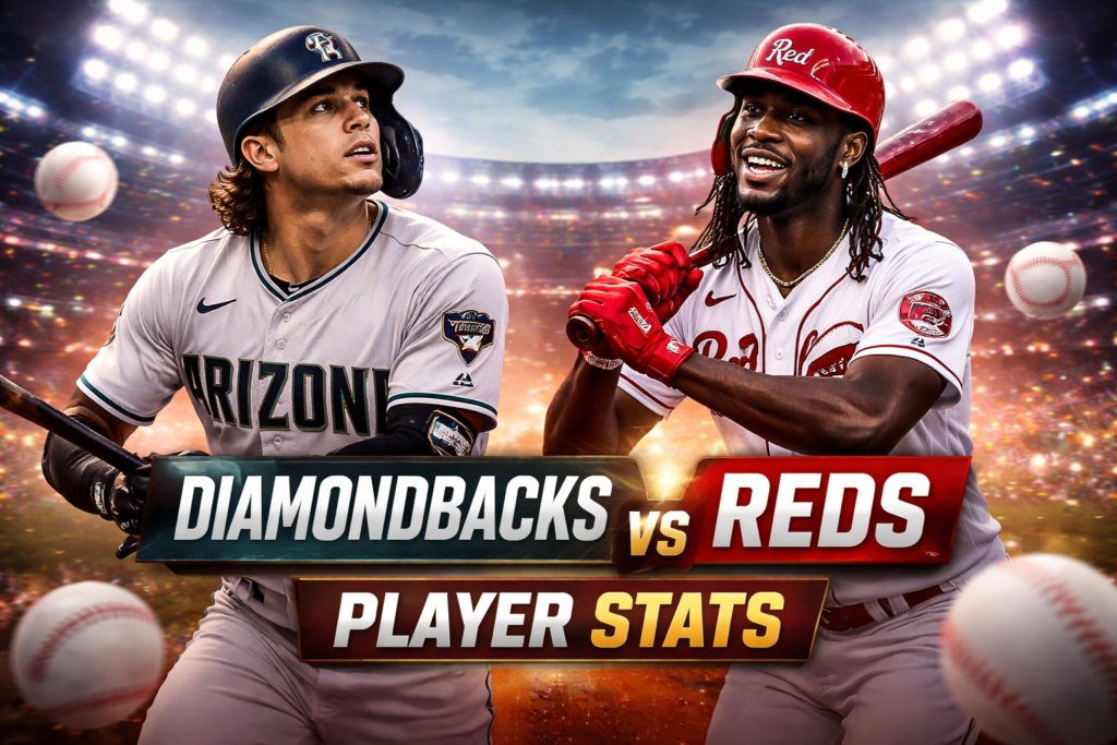 Diamondbacks vs Cincinnati Reds Match Player Stats (2026)