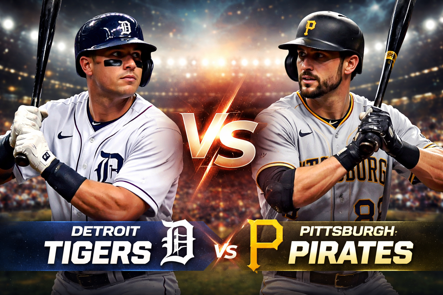 Detroit Tigers vs Pittsburgh Pirates Match Player Stats