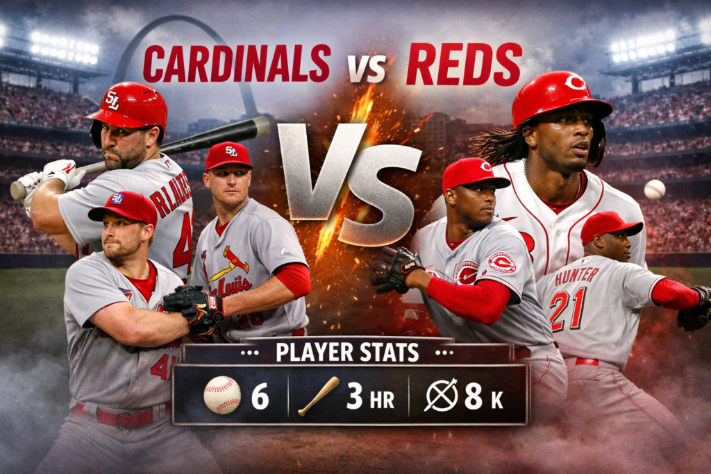 St. Louis Cardinals vs Cincinnati Reds Match Player Stats Breakdown 2026