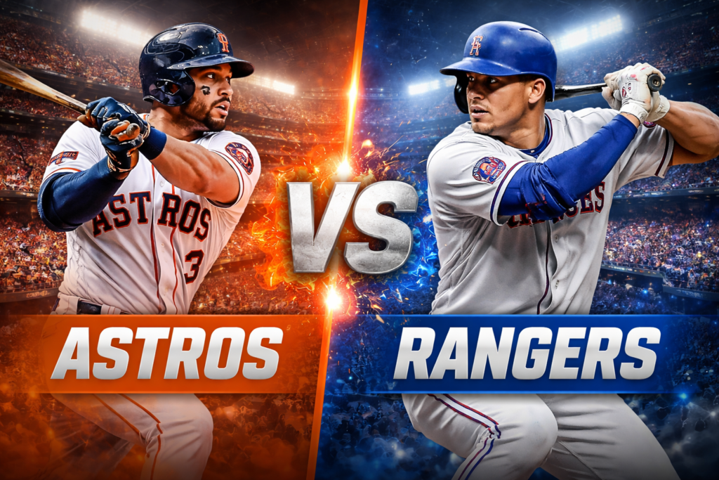 Houston Astros vs Texas Rangers Match Player Stats