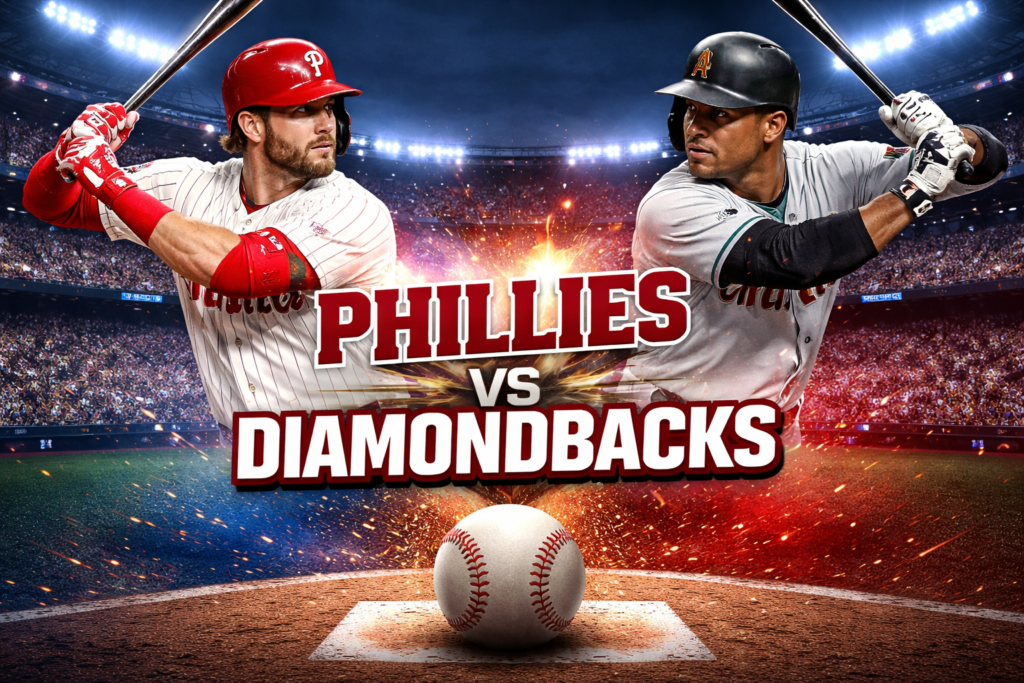 Phillies vs Diamondbacks Match Player Stats