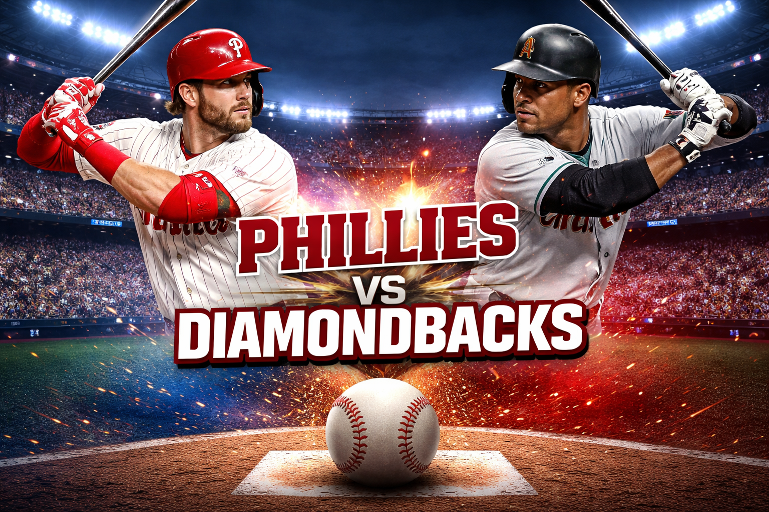 Phillies vs Diamondbacks Match Player Stats
