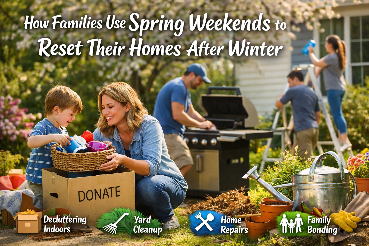 How Families Use Spring Weekends to Reset Their Homes After Winter