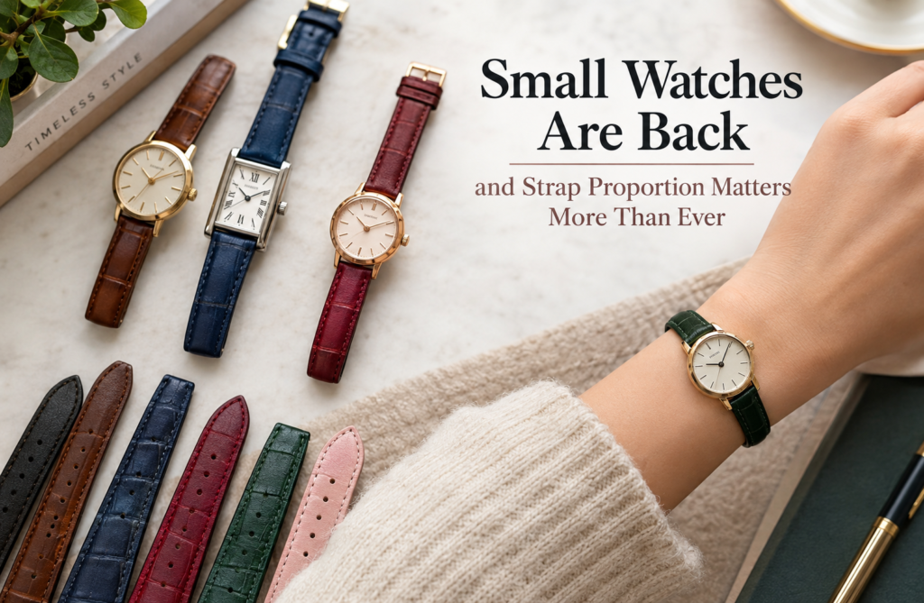 Small Watches Are Back and Strap Proportion Matters More Than Ever